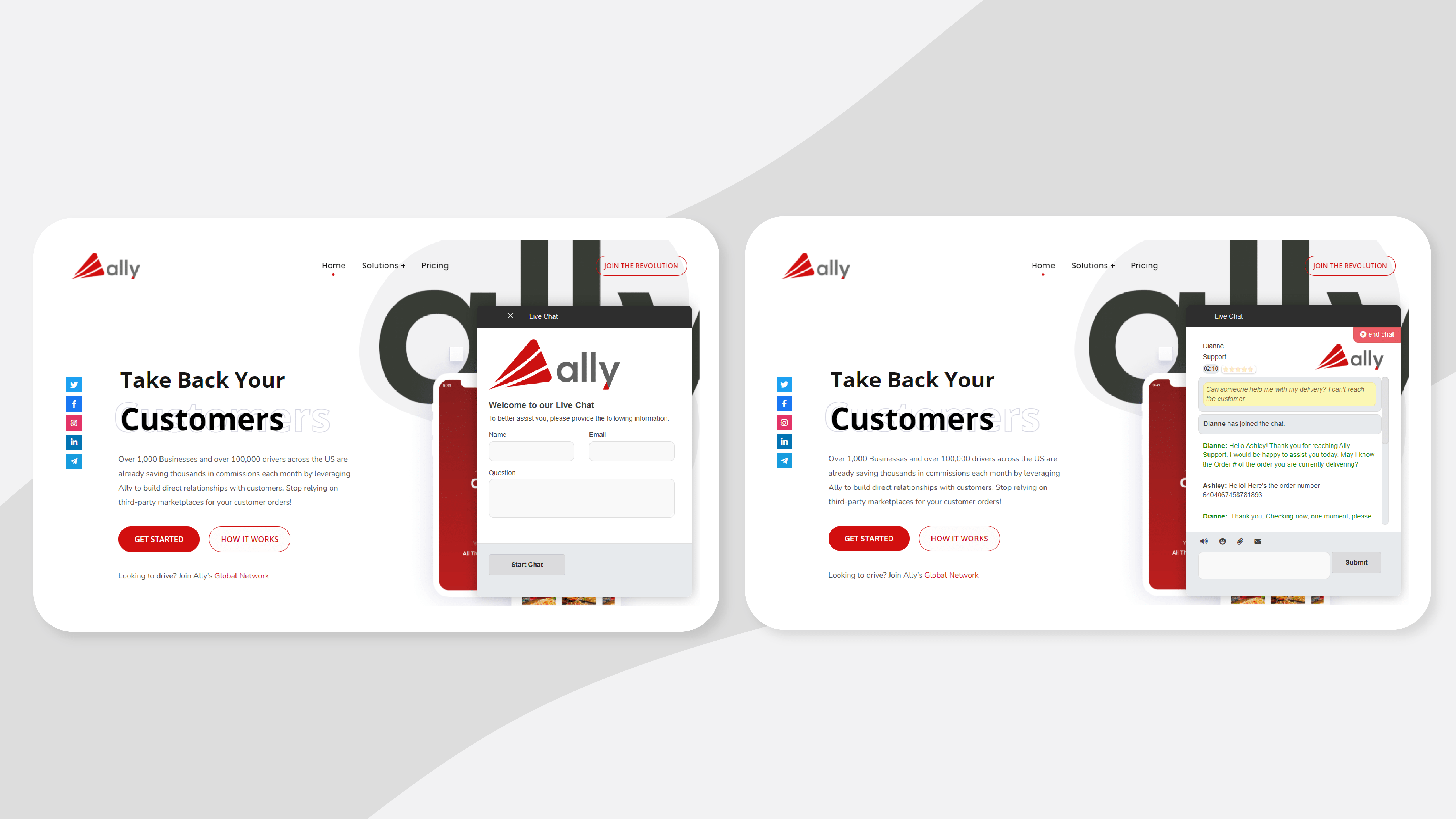 Ally Now Has Live Chat Version 2